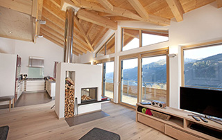 Living Room including fireplace - Smaragd